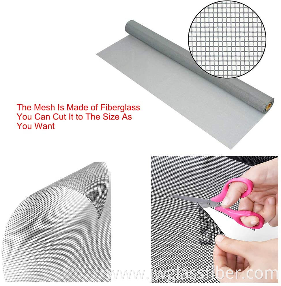 Easy DIY Fly Screen For Window 1.3*1.5m windows Mosquito Fly Net Insect Protection